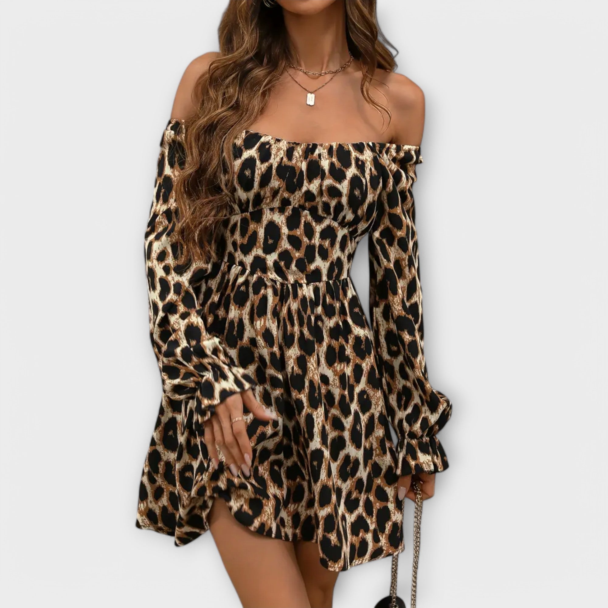Renate | Adorabile vestito con stampa leopardata — 4