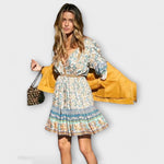 Astrid | Abito boho corto — 1