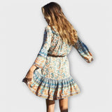 Astrid | Abito boho corto — 2