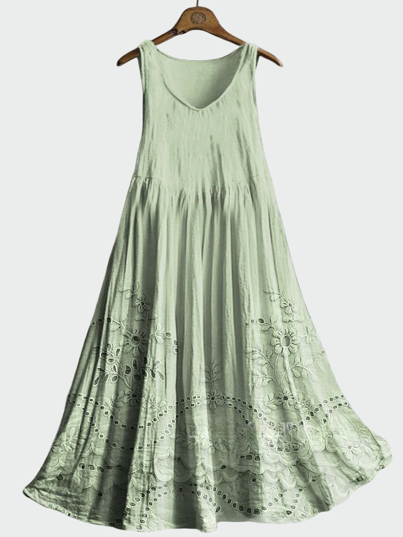 Nicole | Abito con pizzo inglese — 2