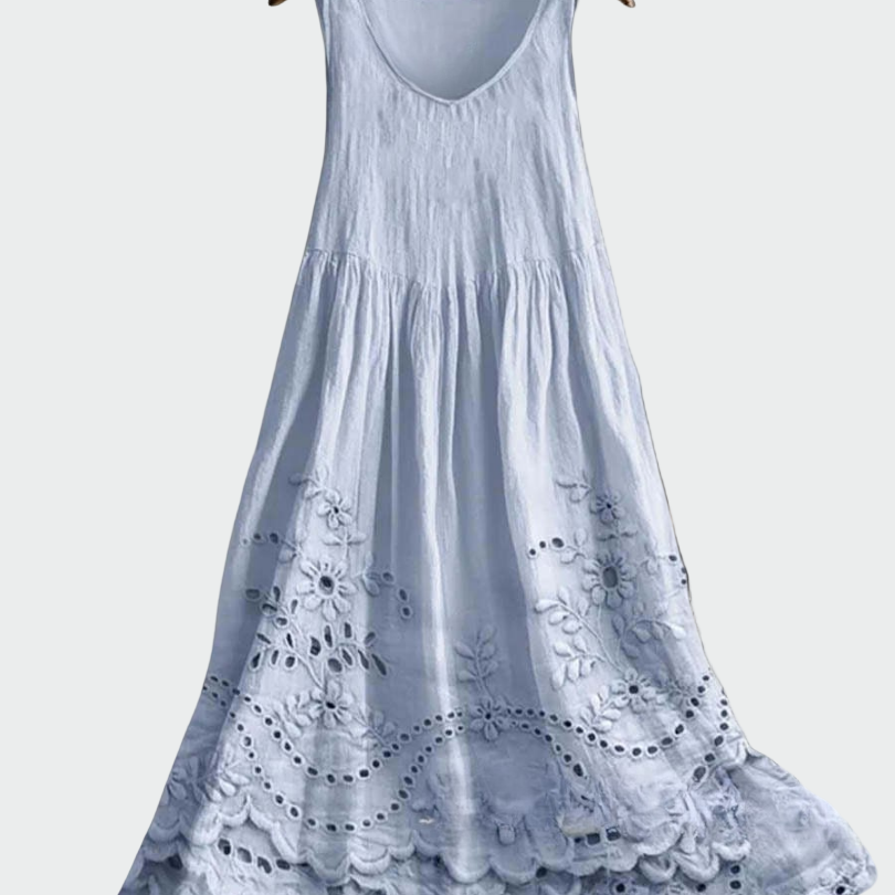 Nicole | Abito con pizzo inglese — 3