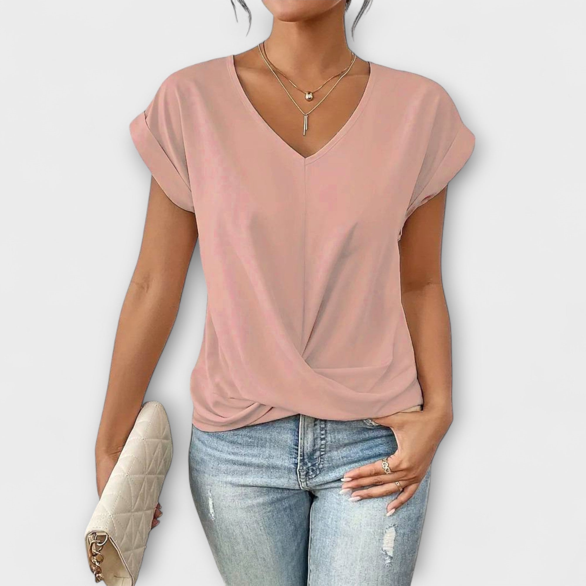 Ida | Top con scollo a V — 1