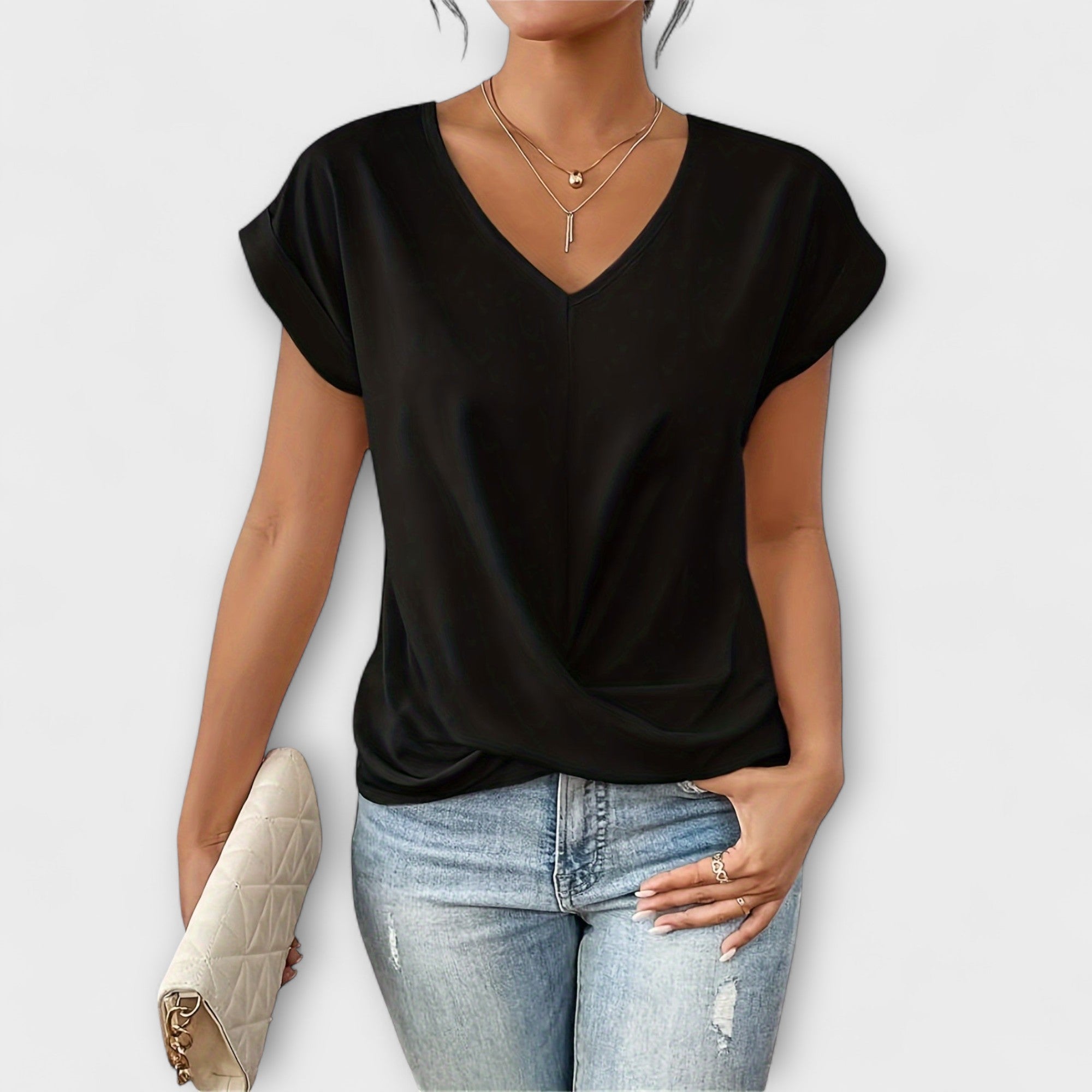 Ida | Top con scollo a V — 2