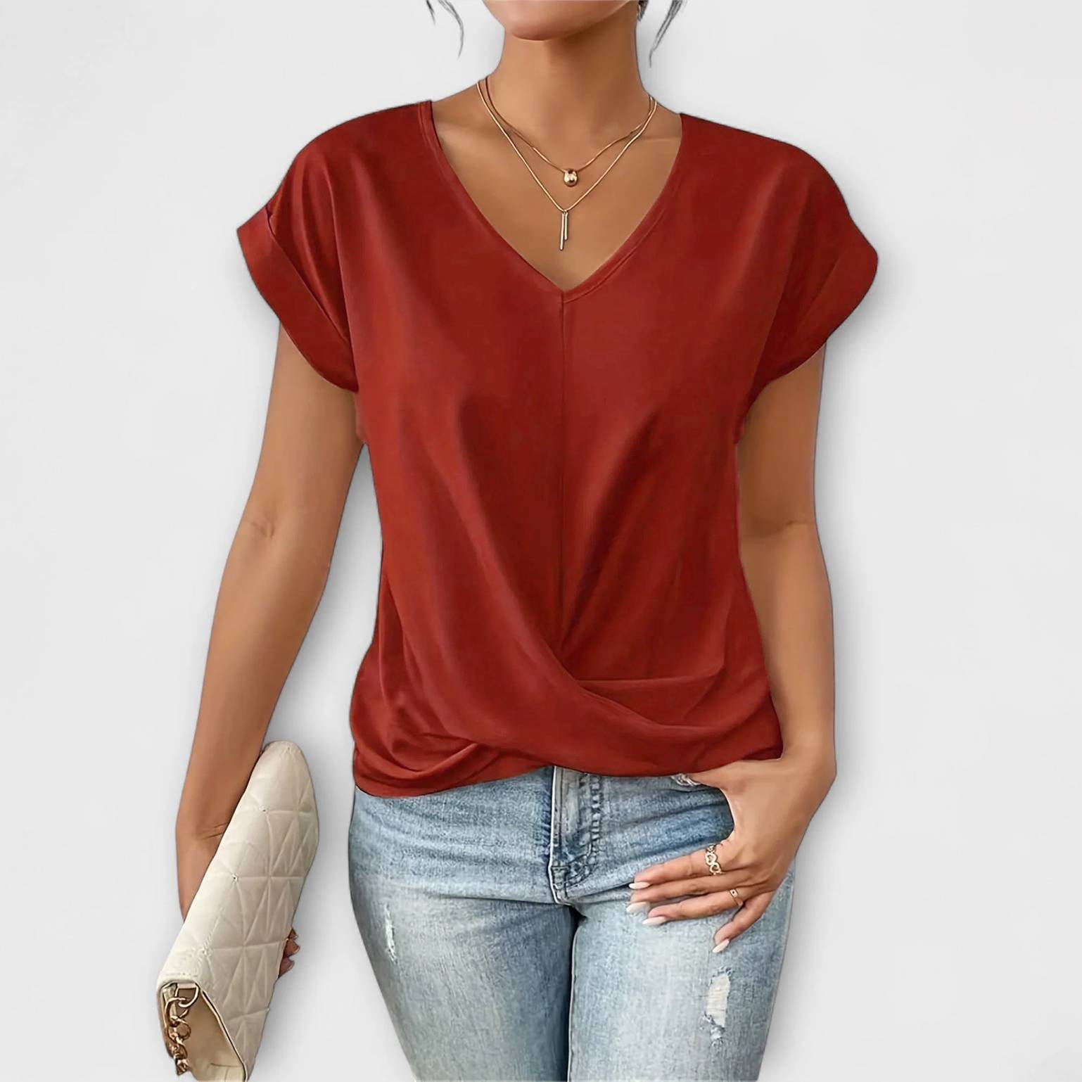 Ida | Top con scollo a V — 3