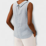 Mareike | Elegante top senza maniche — 5