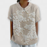 Reinhild | Camicia con stampa vintage — 2