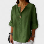 Maya | Blusa elegante con scollo a V — 5