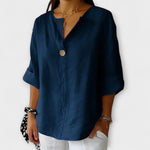 Maya | Blusa elegante con scollo a V — 6