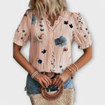 Louisa | Camicetta alla moda con scollo a punta — 4