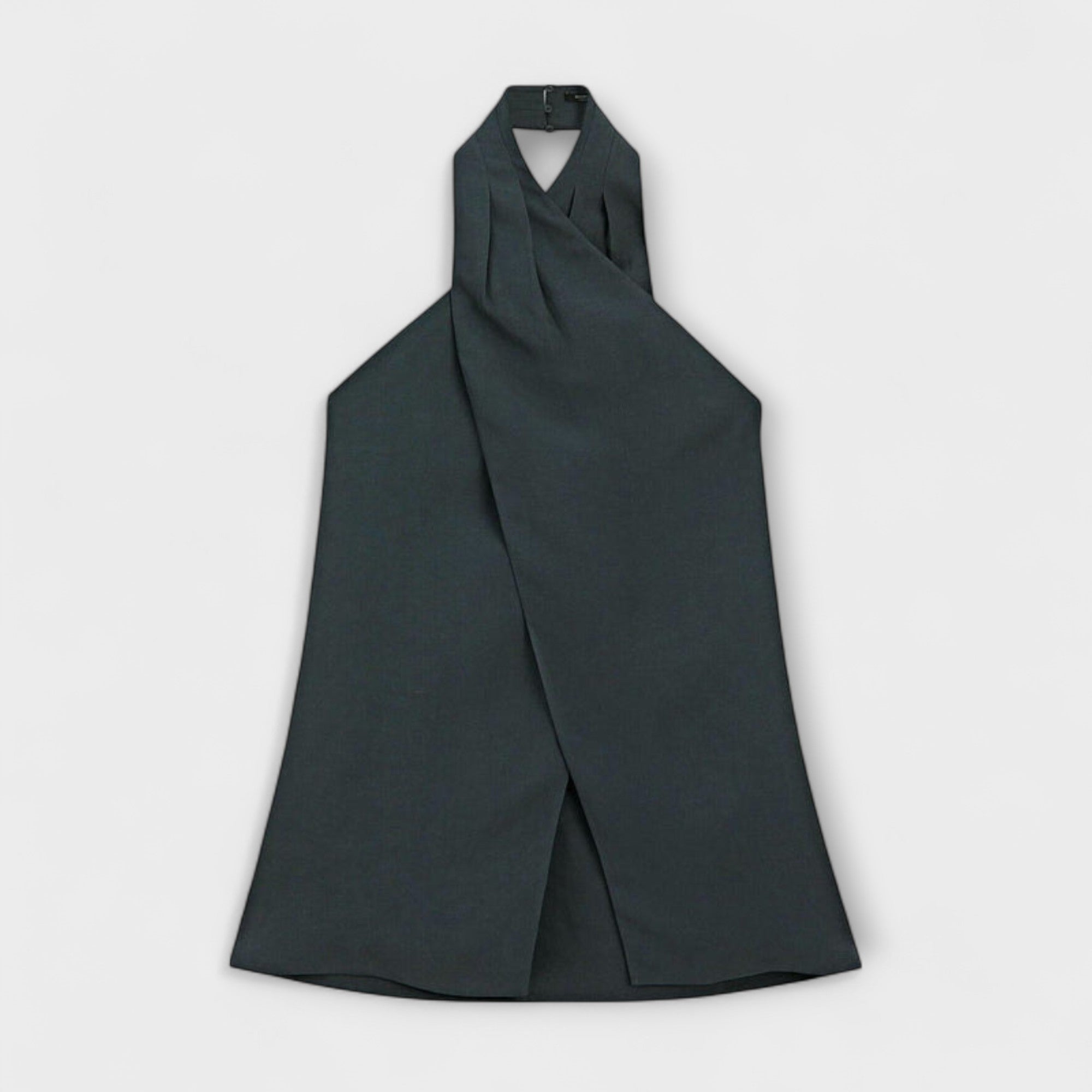 Hanna | Top blu con scollo all'americana e apertura sulla schiena — 6