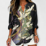 Ines | Blusa dall'eleganza botanica — 1