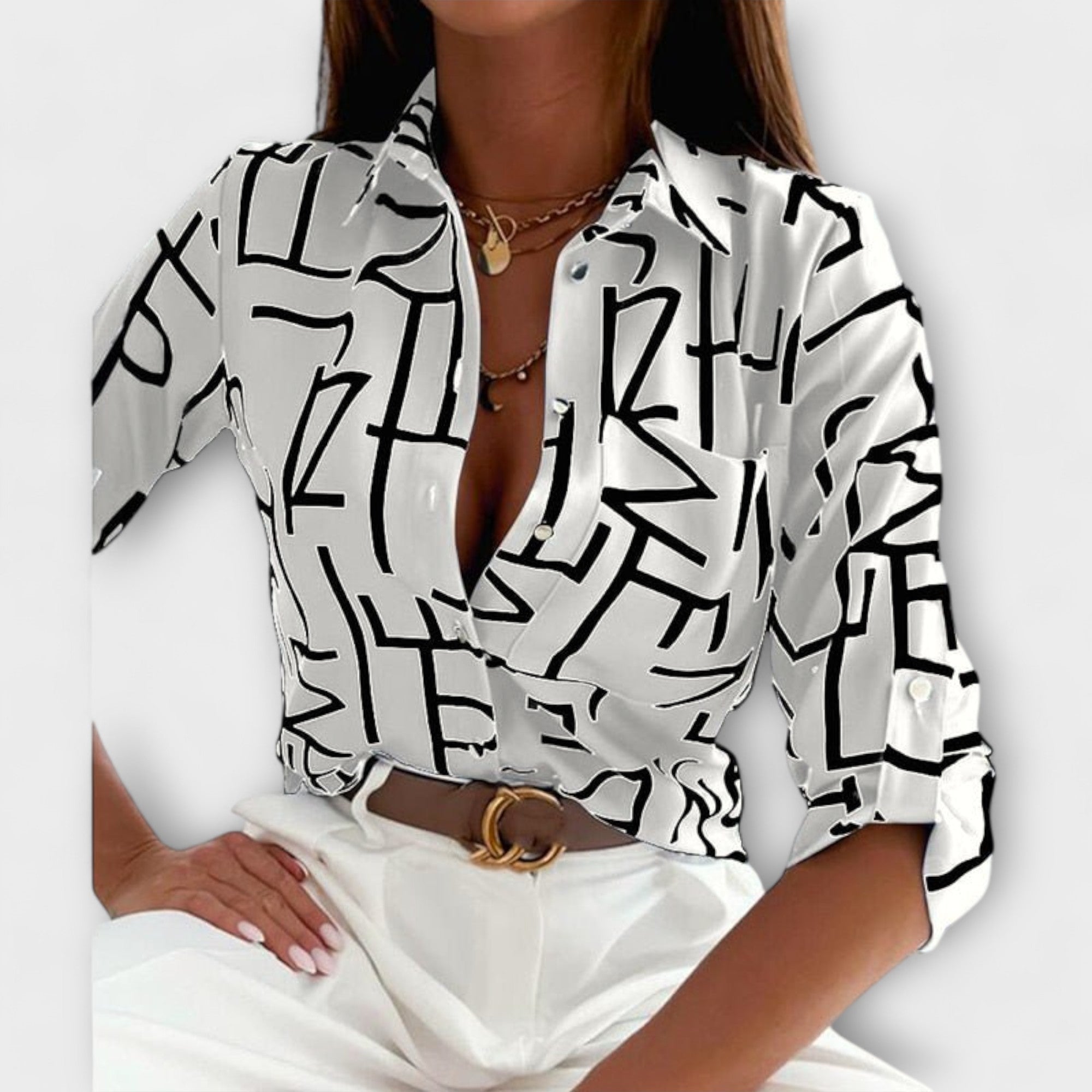 Wanda | Blusa con colletto classico — 3