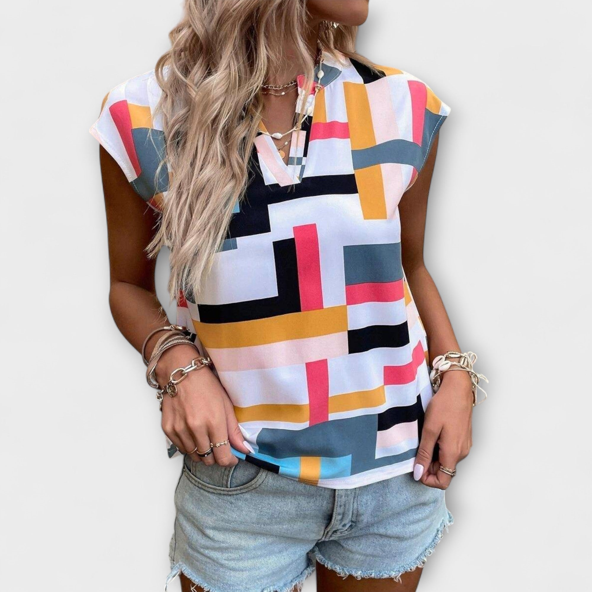 Edith | Blusa a maniche corte — 1
