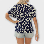 Kira | Blusa casual con scollo rotondo — 2
