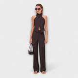 Vivien | Canotta con design incrociato e scollo all'americana — 5