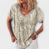 Ellen | Blusa con fantasia floreale — 1