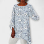 Anne-Sophie | Blusa con stampa floreale di cristalli — 2