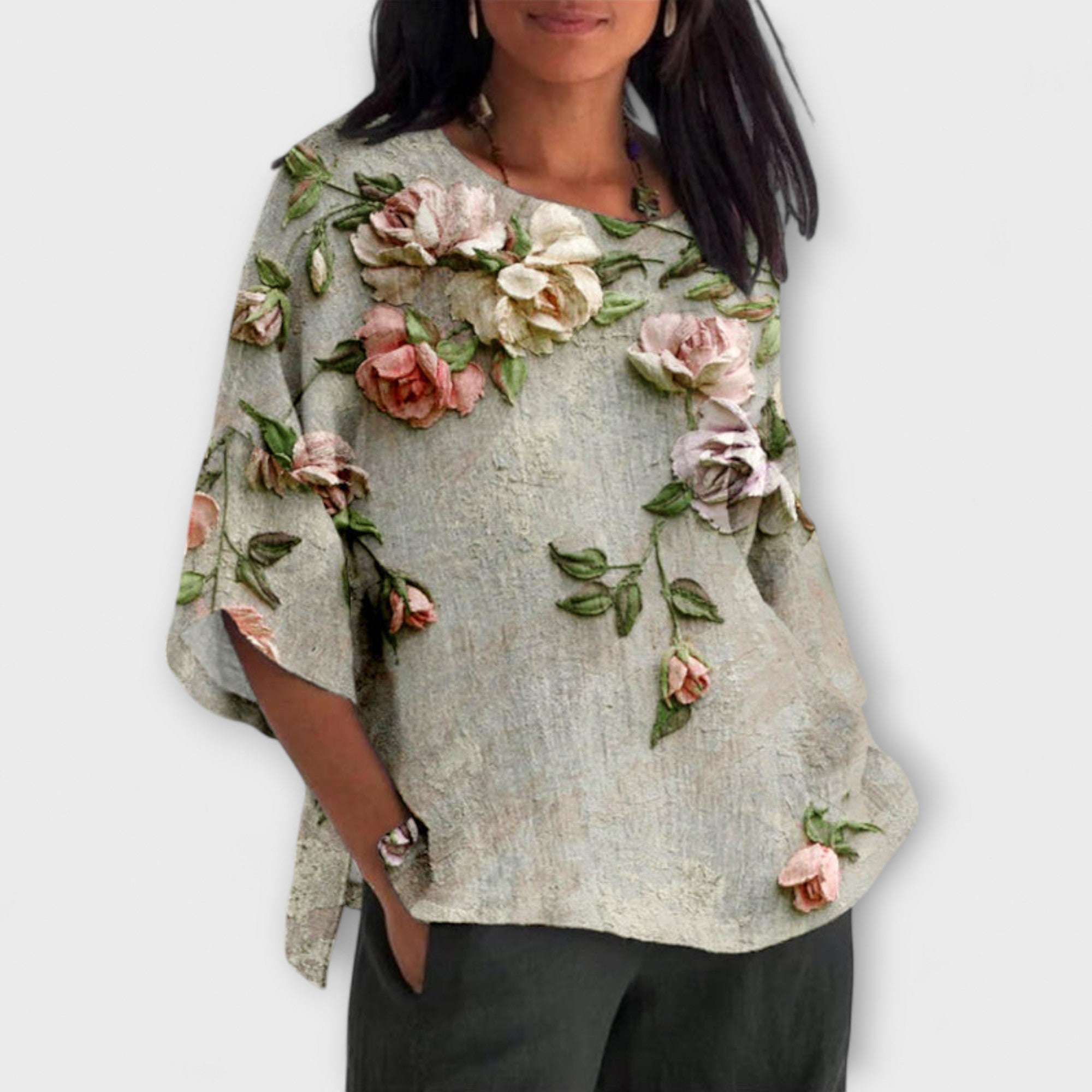 Martina | Top con stampa floreale — 1