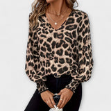 Tina | Elegante camicetta con stampa leopardata — 3
