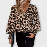 Tina | Elegante camicetta con stampa leopardata — 4