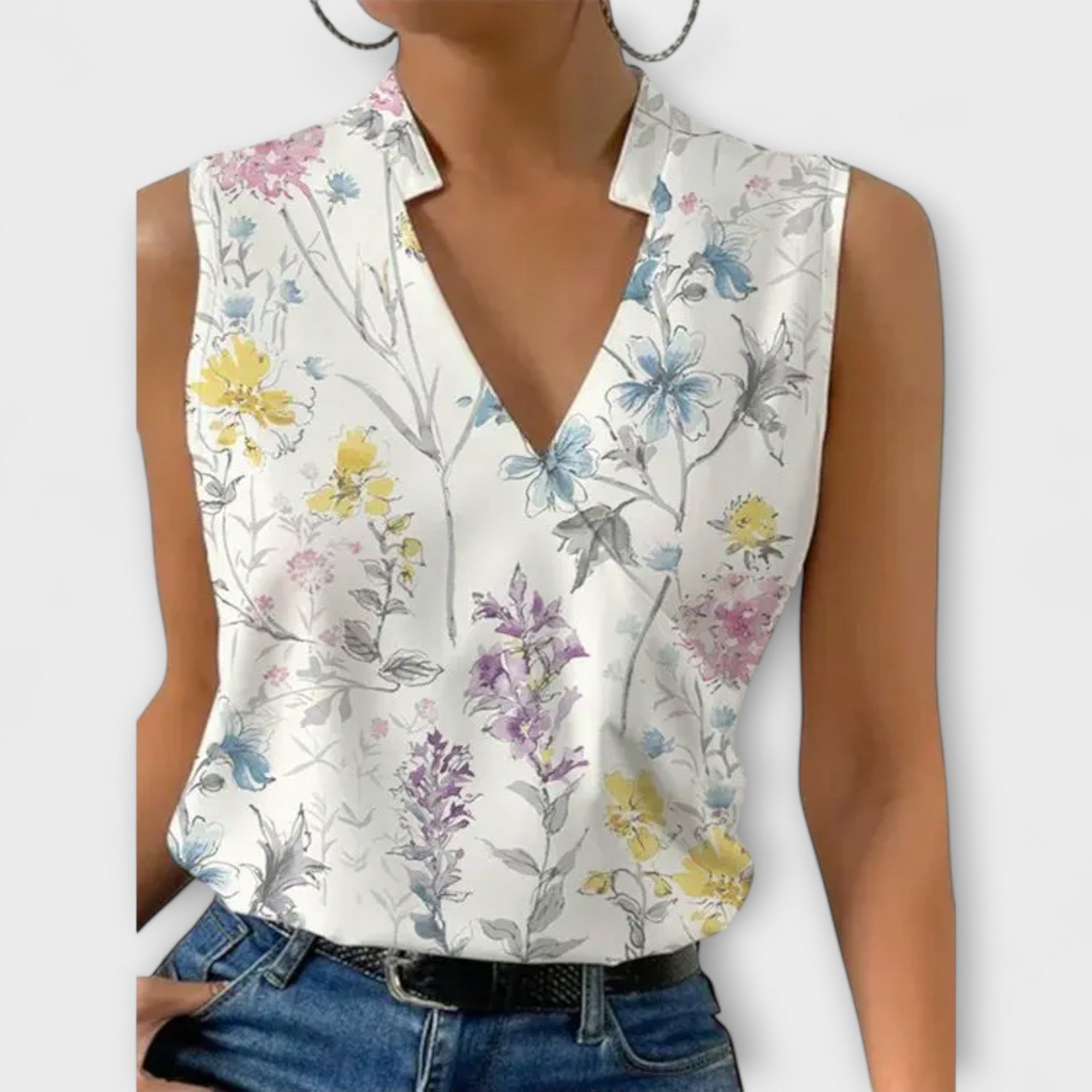Silke | Morbido top estivo con scollo a V — 6