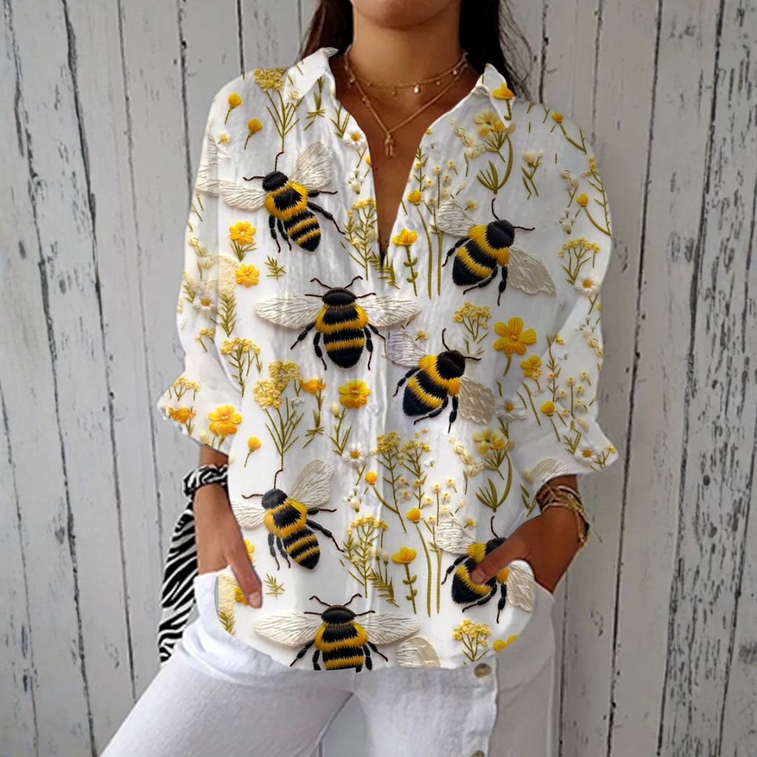 Viola | Blusa leggera e confortevole a forma di ape — 1