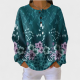 Margit | Maglia con disegno floreale — 1