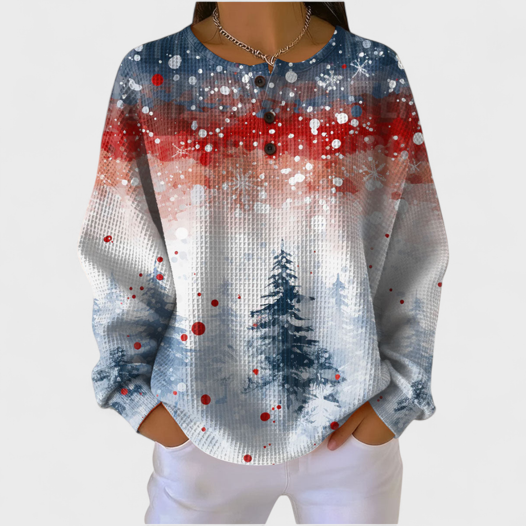 Sophie | Maglione natalizio con morbido motivo ad albero di Natale — 1