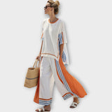 Lotte | Elegante set da due pezzi con design a righe — 1
