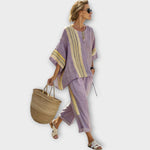 Lotte | Elegante set da due pezzi con design a righe — 4