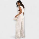Charlotte | Completo asimmetrico con spalle drappeggiate — 4