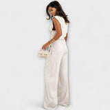 Charlotte | Completo asimmetrico con spalle drappeggiate — 4