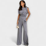Charlotte | Completo asimmetrico con spalle drappeggiate — 5