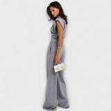 Charlotte | Completo asimmetrico con spalle drappeggiate — 6