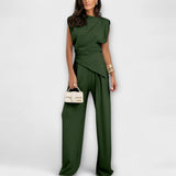 Charlotte | Completo asimmetrico con spalle drappeggiate — 9