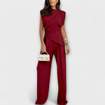 Charlotte | Completo asimmetrico con spalle drappeggiate — 10