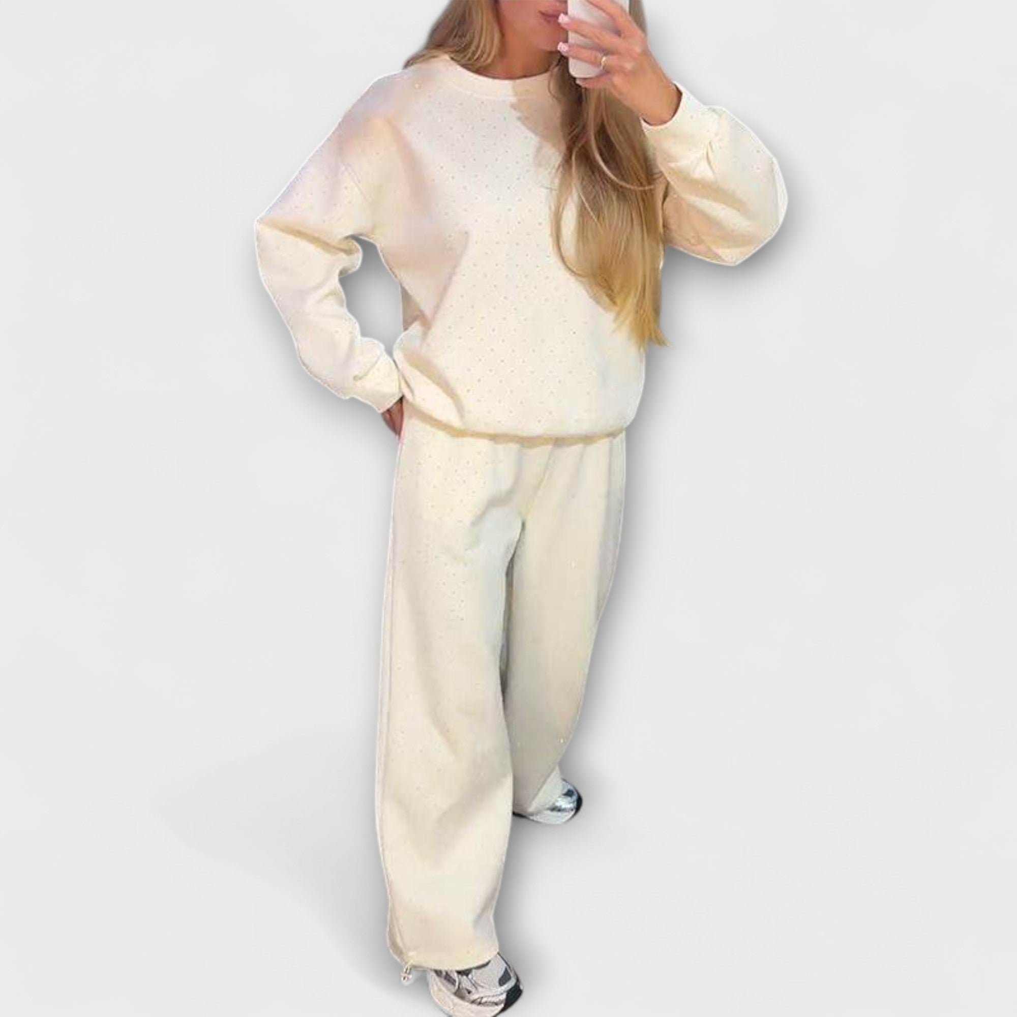 Marita | Abito casual da donna in due pezzi con girocollo — 1