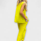 Kristina | Completo rilassato in cotone-lino — 2