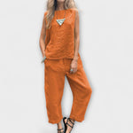 Kristina | Completo rilassato in cotone-lino — 3
