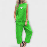 Kristina | Completo rilassato in cotone-lino — 4