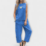 Kristina | Completo rilassato in cotone-lino — 5