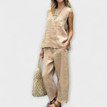Kristina | Completo rilassato in cotone-lino — 6