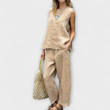Kristina | Completo rilassato in cotone-lino — 6