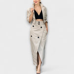 Philippa | Giacca elegante gonna midi con tasche — 1