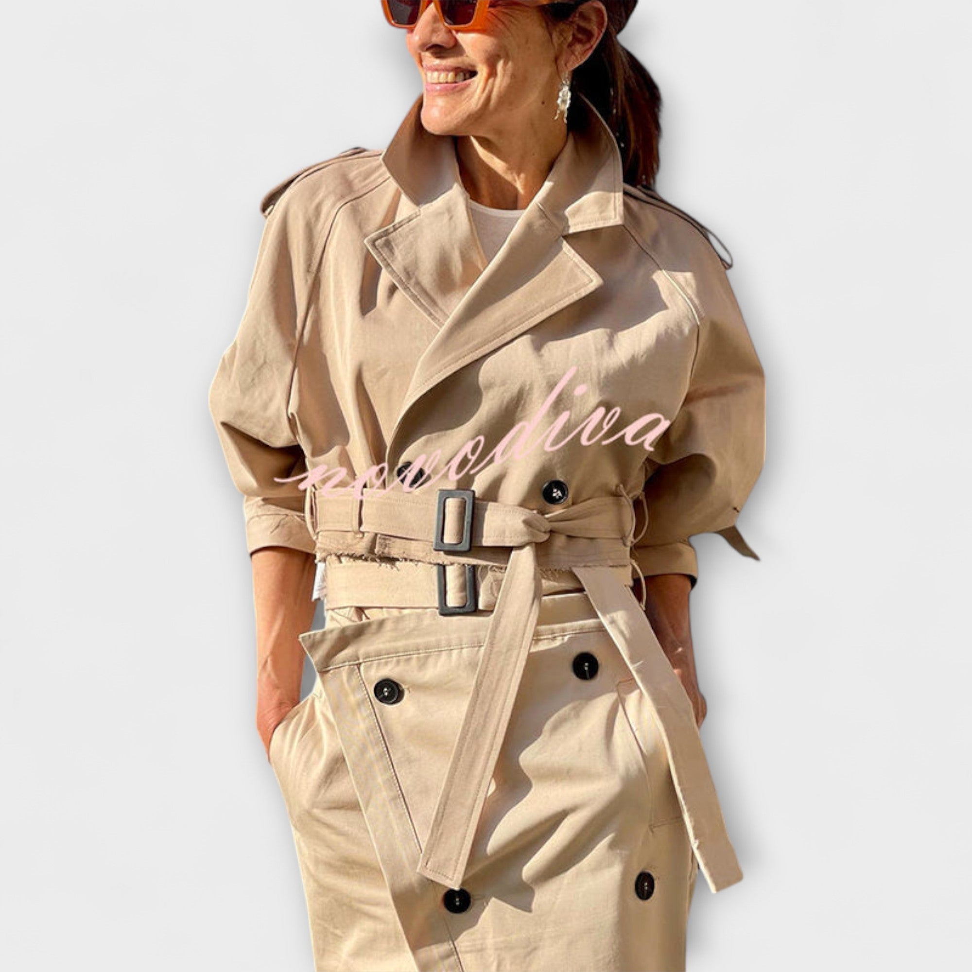 Philippa | Giacca elegante gonna midi con tasche — 2