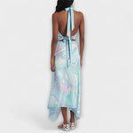 Margarete | Set top con scollo all'americana e gonna midi asimmetrica — 5