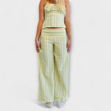 Alexandra | Completo di pantaloni classici a righe — 1