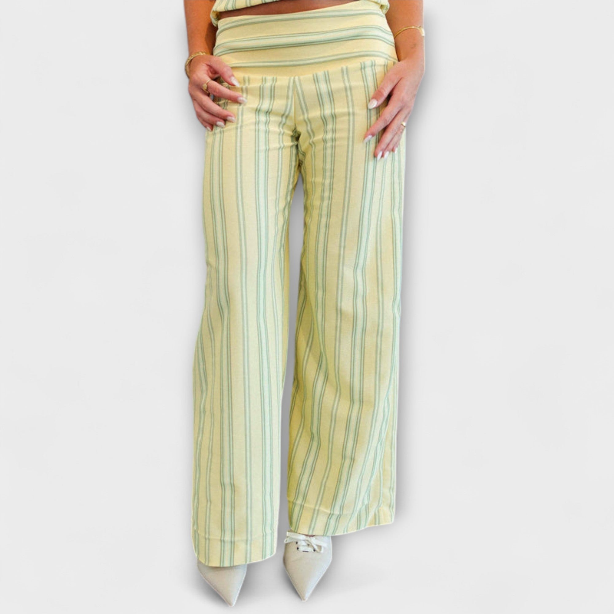 Alexandra | Completo di pantaloni classici a righe — 3