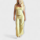 Alexandra | Completo di pantaloni classici a righe — 6