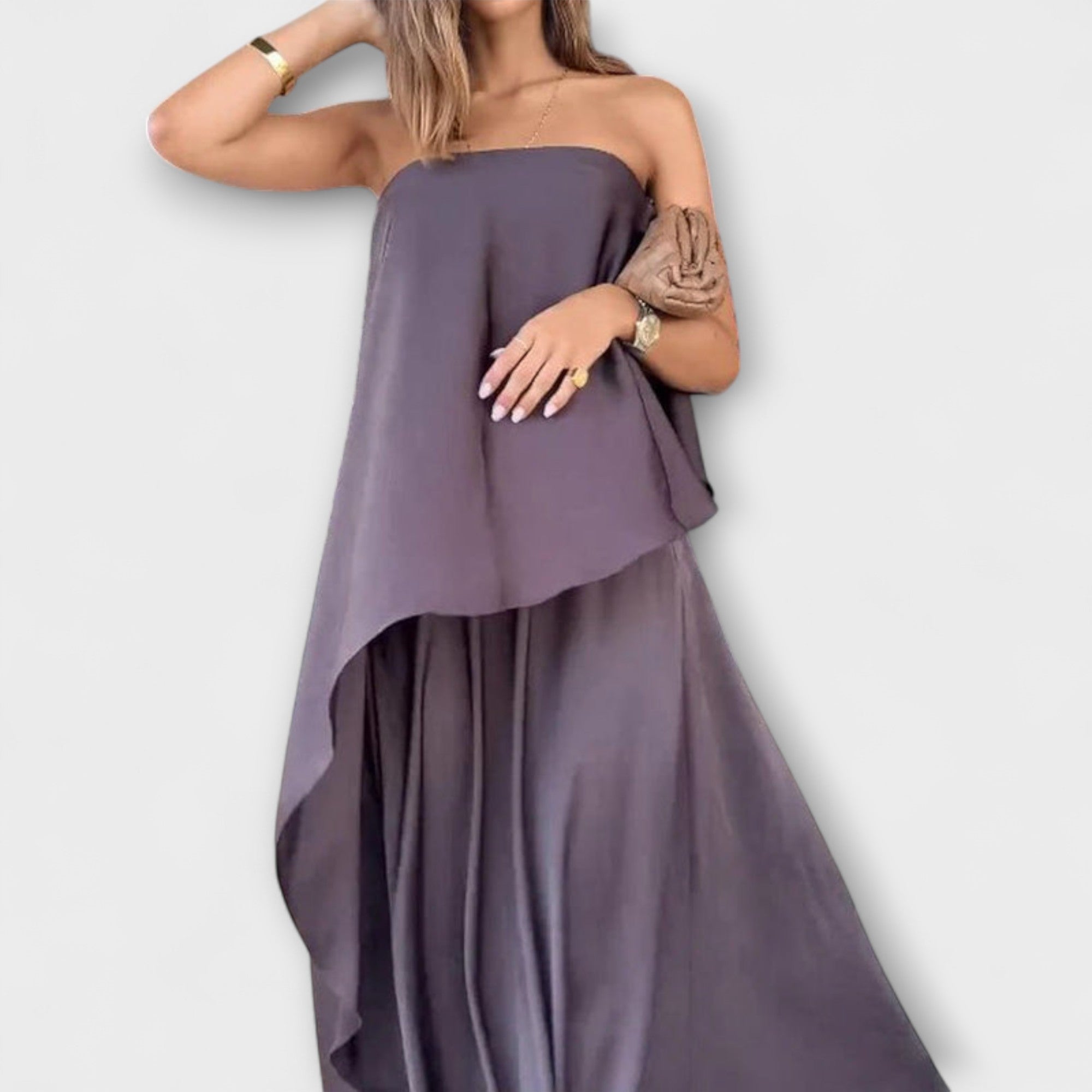 Marlene | Top a fascia e gonna chic senza maniche — 4